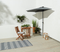 JYSK KOLDING - Balkonparasol 270x135 cm - Rechthoekig - Grijs