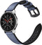 iMoshion Bandje Geschikt voor Samsung Gear S3 Frontier / Gear S3 Classic / Galaxy Watch (46mm) - iMoshion Echt lederen bandje - Blauw