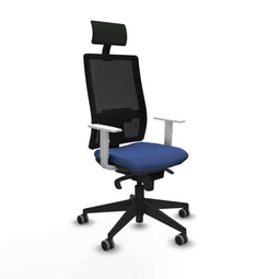 Bureaustoel met hoofdsteun Piqueras y Crespo 4B066G1 Marineblauw