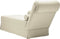 vidaXL - Chaise - longue - met - bolster - en - rechterarmleuning - fluweel - crème