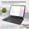 HL128S Tecaldo voor iPad Air4/5/6, iPad Pro/11, magnetisch, zwevend, trackpad-design, met 7-kleuren