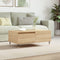 vidaXL - Salontafel - 90x50x36,5 - cm - bewerkt - hout - sonoma - eikenkleurig