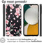 iMoshion Hoesje Siliconen Geschikt voor Samsung Galaxy A34 (5G) - iMoshion Design hoesje - Roze / Blossom Watercolor