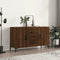 vidaXL - Dressoir - 100x36x60 - cm - bewerkt - hout - bruin - eikenkleur