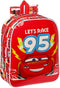 Kinderrugzak Cars Let's race Rood Wit (22 x 27 x 10 cm)