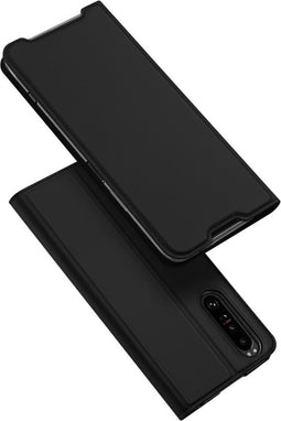 Dux Ducis - Slim bookcase hoes - Geschikt voor Sony Xperia 1 IV - Zwart
