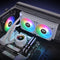 Thermaltake TH240 V2 - Vloeistofkoeling - 240mm radiator - Wit