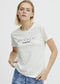 Ichi IHRUNELA SS5 - Dames T-shirt - Katoen - Cloud Dancer (2023)