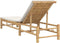 vidaXL - Ligstoel - met - kussens - 55x199x30 - cm - bamboe