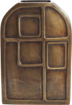 Light&living Vaas deco 21x5,5x31 cm BELANGA antiek brons