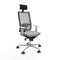 Bureaustoel met hoofdsteun Piqueras y Crespo 4B086G1 Lichtgrijs