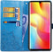 Hoesje Met Pasjeshouder Geschikt voor Xiaomi Mi Note 10 Lite - Mandala Bookcase - Turquoise