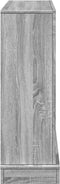 vidaXL - Haardombouw - 100x30x87,5 - cm - bewerkt - hout - grijs - sonoma - eikenkleur