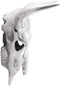 vidaXL - Wandgemonteerde - Bullenkop - Zilver - 34x13x53 - cm - Aluminium