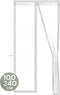 O'DADDY® Deurgordijn Deluxe FIBER - Magnetisch Vliegengordijn - Zelfsluitend - Wit - 100x240 cm