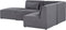 Beliani LEMVIG - Hoekbank - Grijs - Corduroy