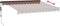 vidaXL - Luifel - automatisch - uittrekbaar - 300x250 - cm - bruin