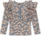 Konges Sløjd Manuca frill zwem shirt kind - Unicorn blue