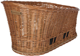 Basil Pasja Hondenfietsmand L - Achter - Riet - Inclusief MIK-adapterplaat - Large - 50 cm - Bruin