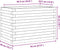 vidaXL - Plantenbak - 70x40x46 - cm - massief - grenenhout - wit