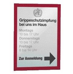 Durable - Duraframe durable 487203 a4 rood 2 stuks