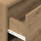 vidaXL - Kast - met - 2 - lades - 60x31x40 - cm - bewerkt - hout - artisanaal - eikenkleur