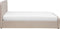 RENNES - Bed met opbergruimte - Beige - 180 x 200 cm - Polyester