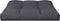 vidaXL - Palletkussen - 80x80x12 - cm - stof - zwart