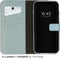 Selencia iPhone 14 - Echt Lederen Bookcase - 3 Pashouders - Blauw