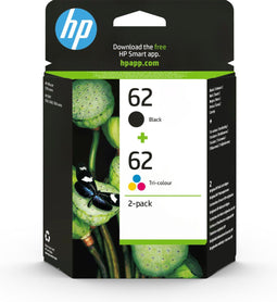 HP 62 - Inktcartridge - Origineel - Zwart & Kleur (4 ml)