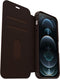 Otterbox Strada - Flip Cover - Kaarthouder - Bruin - iPhone 12/12 Pro