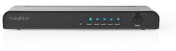 Nedis VSWI3475AT - 5-poorts 4K HDMI-switch - Sluit 5 Ultra HD HDMI-bronnen aan - Grijs