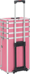 vidaXL - Make-up - trolley - aluminium - roze