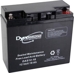 Dyno Europe Lood-Zuur accu 12V - 18 Ah - 180 x 76 x 167 mm
