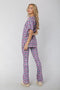 Colourful Rebel Small Flower Peached Flare Broek - Hoge taille - Elastieke taille - M (2022)