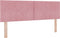 vidaXL - Hoofdbord - met - Diamant - Blokken - Design - in - Roze - 140 - cm - van - Velvet