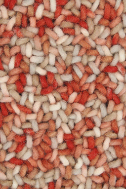 Brink en Campman - Arch 67002 Vloerkleed - 250x350 - Rechthoek - Structuur Tapijt - Modern - Rood, Roze