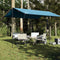 vidaXL - Kampeerluifel - waterdicht - 360x294 - cm - blauw