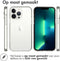 Accezz Clear Backcover - Soft case - Schokbestendig - Transparant (iPhone 13 Pro)