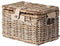 Basil Denton Fietsmand M - Voor - Rotan - Grijs - Medium