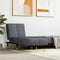 vidaXL - Chaise - longue - fluweel - donkergrijs