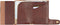 Tony Perotti Pasjeshouder / Kaarthouder - Uitschuifbaar - RFID - Leer - Van Gogh - Cognac