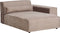 HELLNAR - Chaise longue - Bruin - Linkszijdig - Polyester