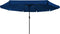 vidaXL - Tuinparasol - met - LED-verlichting - Ø395x245 - cm - Azuurblauw