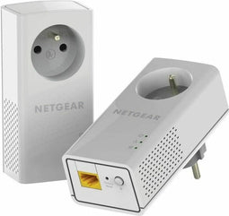Netgear PLP1000 - Powerline adapter - 1000 Mbps snelheid met doorgelust stopcontact (2 stuks)