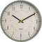 Wandklok - retro - 30 cm - grijs
