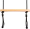Small Foot - Houten Trapezeschommel met Gymnastiekringen Black Line