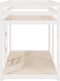 vidaXL - Stapelbed - massief - grenenhout - wit - 90x200 - cm