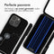 imoshion Hoesje Geschikt voor iPhone 15 Pro Hoesje Met Koord - imoshion Siliconen design hoesje met koord - Zwart / Dandelion Black