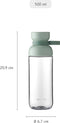 Mepal Vita - Waterfles 500 ml - Extra drinkgemak - Vivid mauve